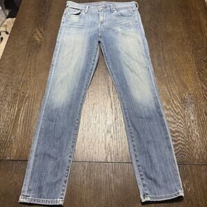 Citizen Of Humanity Thompson Medium Rise Skinny Blue size 26